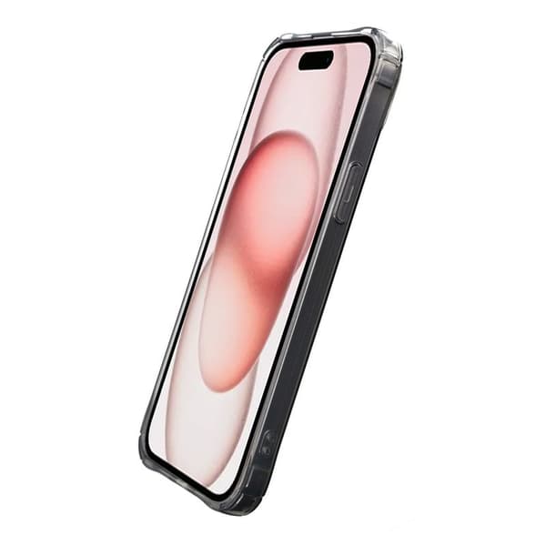 Shockproof Case with Card Holder iPhone 15 Black