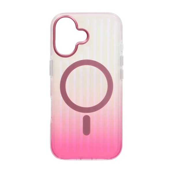 Mobilskal Korrugerad MagSafe för iPhone 17 - Rosa