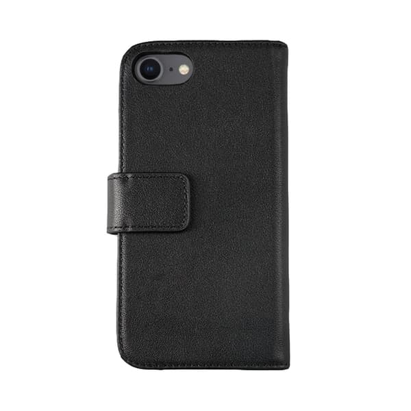 RV Leather Wallet Case-iPhone 7/8/SE 2020-Black