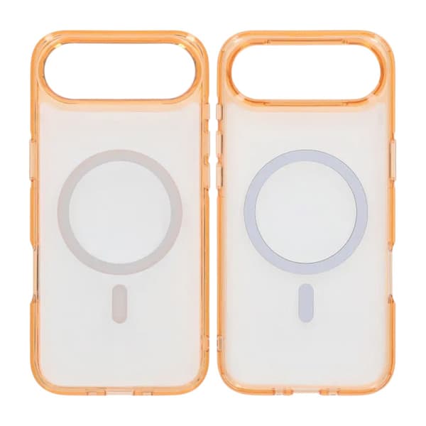 Mobilskal TPU Magsafe för iPhone Air - Orange Transparent