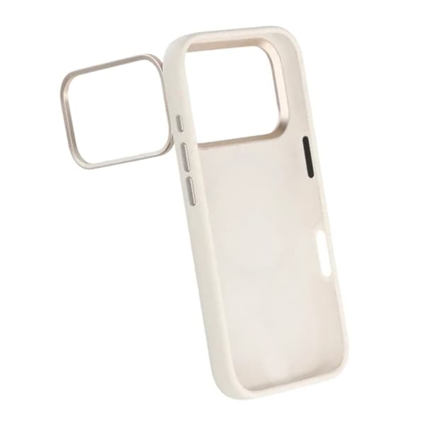 Mobilskal Silikon Magsafe och Statv iPhone 17 Pro - Vit