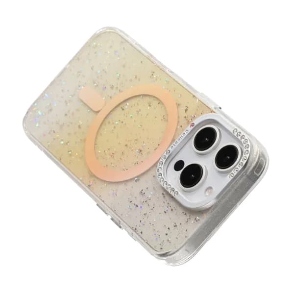 Glitter Diamond Magnetic Case - iPhone 16 Pro Max Gold