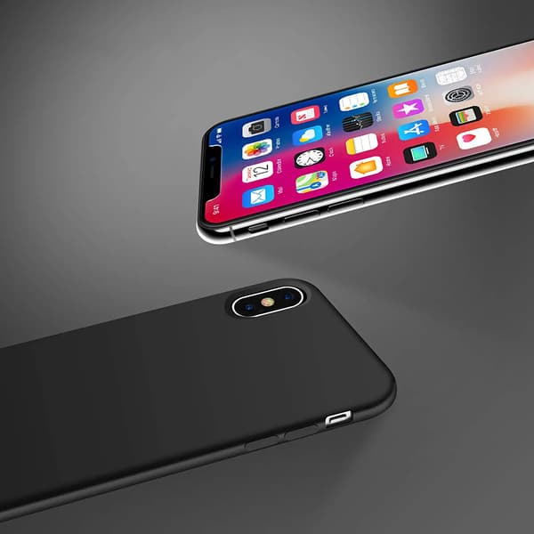 iPhone X/XS Case - Silicone Rvelon Black