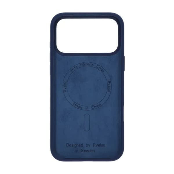 iPhone 17 Pro Max Case - Silicone With Magsafe Rvelon Dark Blue