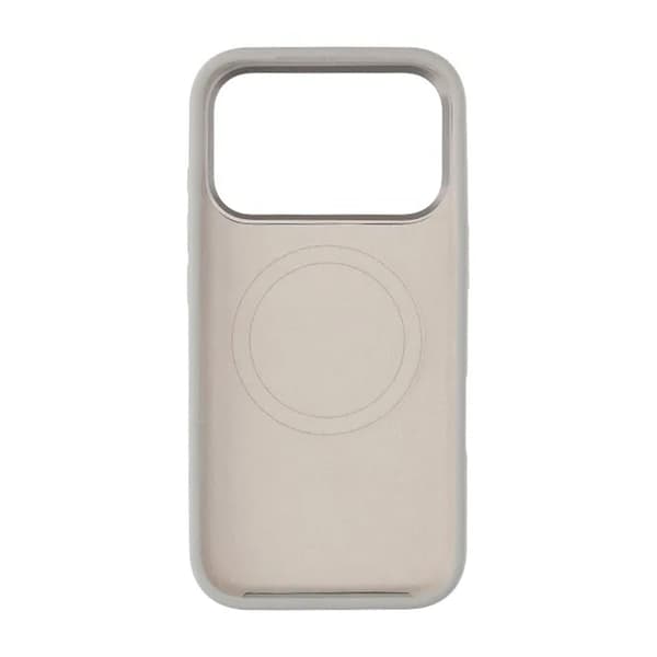 Mobilskal Silikon med Kamera Metallram för iPhone 17 Pro - Grå
