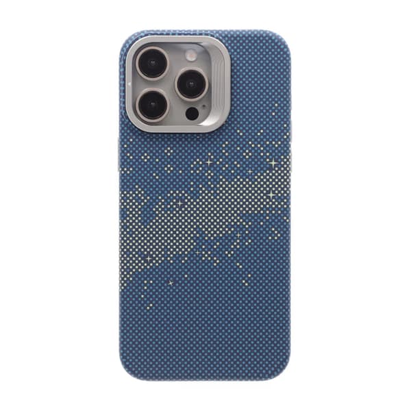 Magsafe Case and Stand for iPhone 15 Pro Max - Blue and Gold
