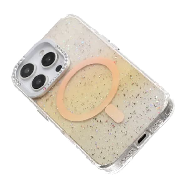 Glitter Diamond Magnetic Case - iPhone 16 Pro Gold