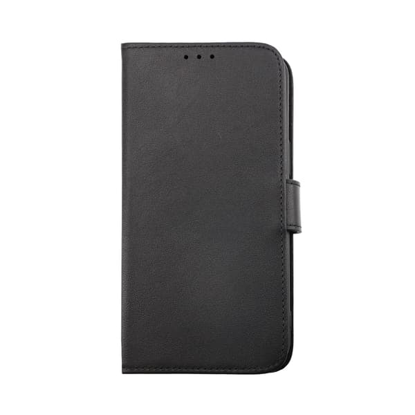 iPhone 14 Pro Max Plånboksfodral Läder Rvelon - Svart