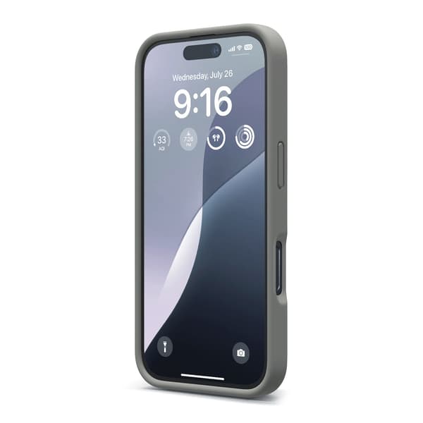 iPhone 16 Pro Max Case - Silicone Rvelon Grey