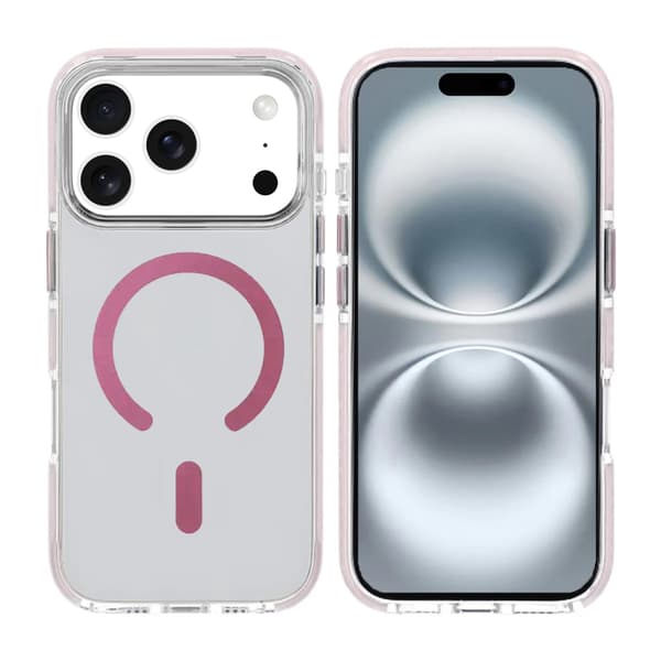 Mobile Case Magnet Double Protection for iPhone 17 Pro Max - Pink