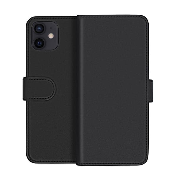 RV Magnetic Wallet Case-iPhone 12 Mini - Black