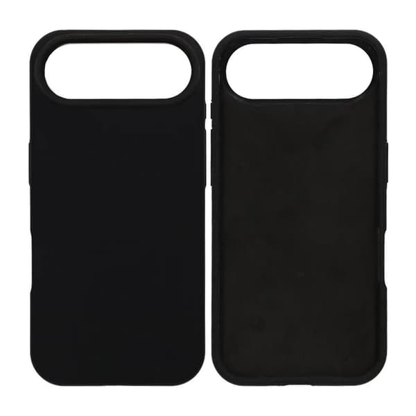 Soft Silicone Mobile Case for iPhone Air - Black
