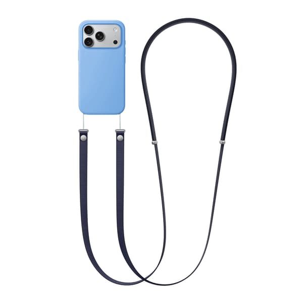 Crossbody Strap för iPhone mobilskal - Blå