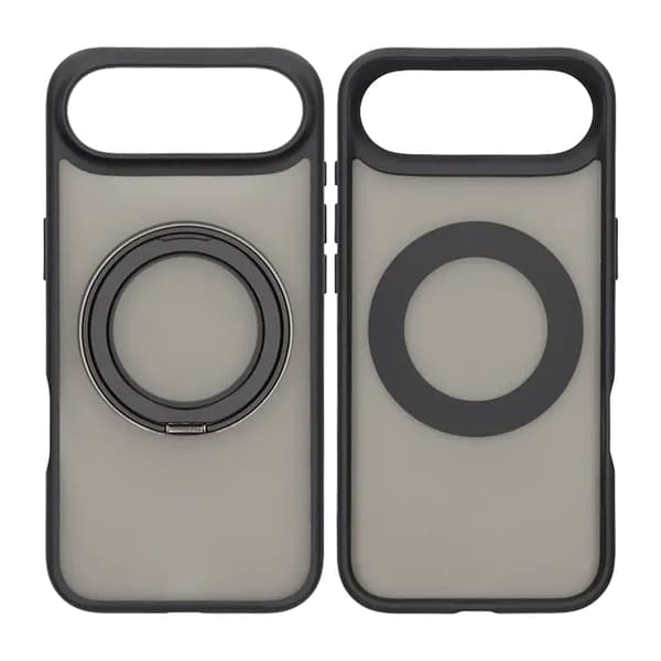 Mobilskal Roterande Magnet Stativ för iPhone Air - Svart
