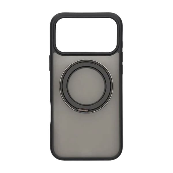 Mobile Case Rotating Magnet Stand for iPhone 17 Pro Max - Black