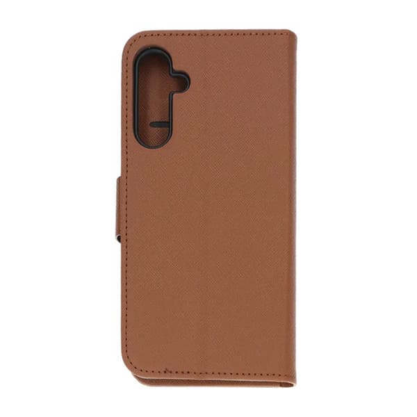 Samsung Galaxy A15 Wallet Case with Stand - Brown