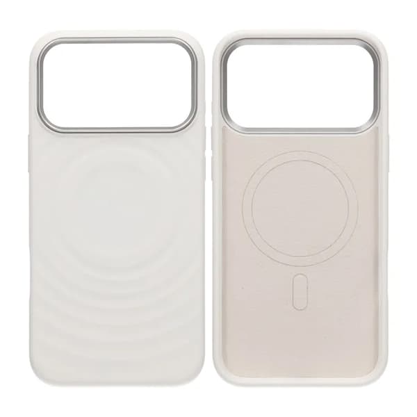 Mobile Case Silicone with Magsafe for iPhone 17 Pro Max - White