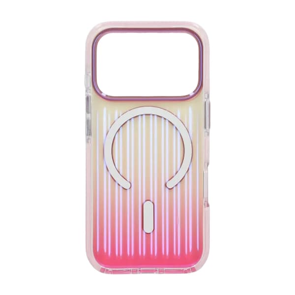Mobilskal Korrugerad MagSafe för iPhone 17 Pro Max - Rosa