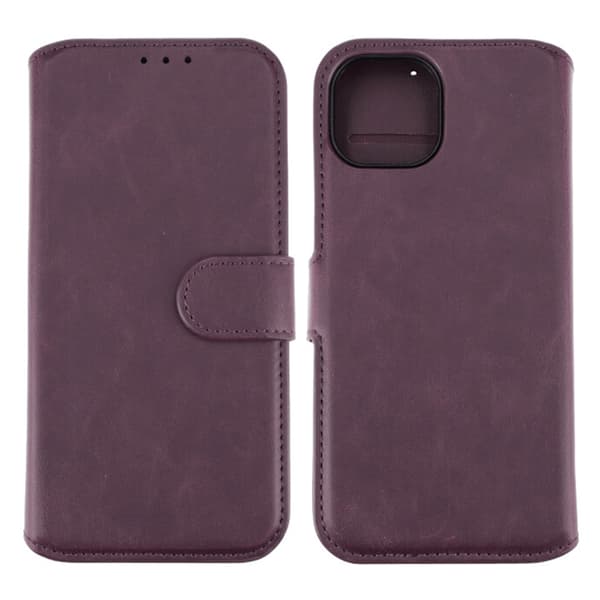 iPhone 15 Plånboksfodral Magnet Rvelon - Lila