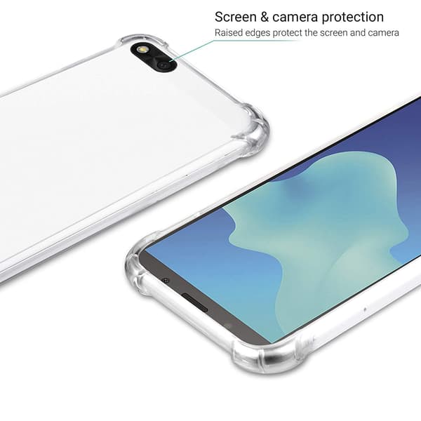 Shockproof Mobile Case Huawei Y5 2018 - Transparent