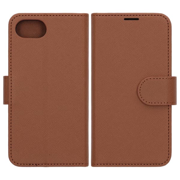 iPhone 16 Plånboksfodral med Stativ - Brun