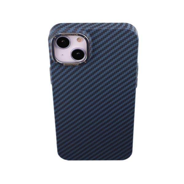 Carbon Fiber Case iPhone 14 Plus - Blue