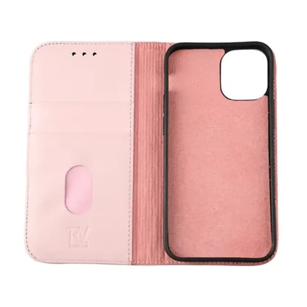 iPhone 11 Pro Plånboksfodral Läder Rvelon - Rosa