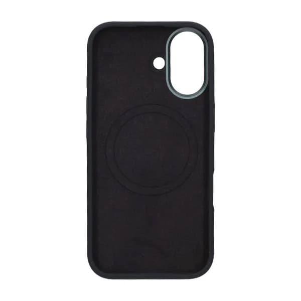 Metal Eagle Eye Liquid Magnetic Silicone Case iPhone 17 Black