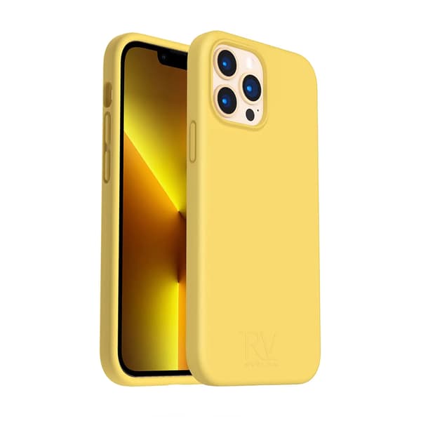 iPhone 14 Pro Max Silikonskal Rvelon - Gul