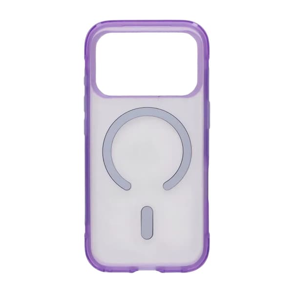 Matte Magnetic Shockproof Airbag  Case For iPhone 17 Pro Purple