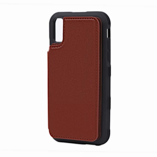 Shockproof Case Card Slot G-SP iPhone XR - Brown