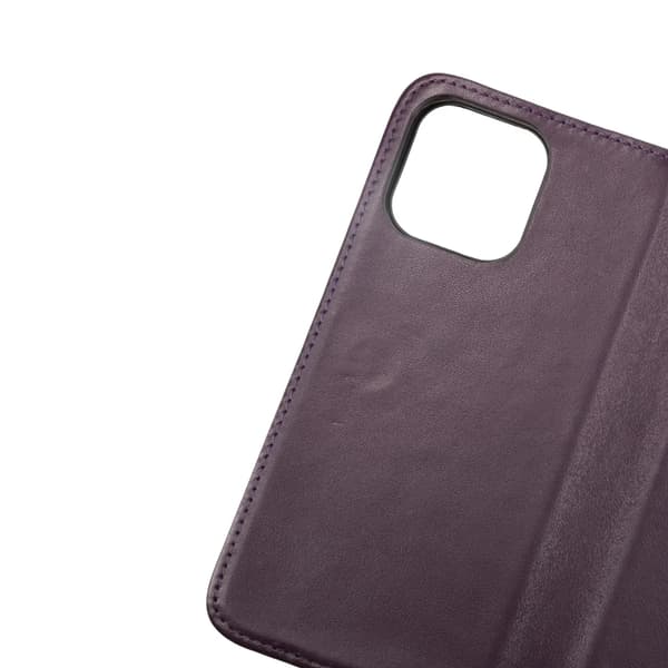 iPhone 14 Pro Max Plånboksfodral Läder Rvelon - Lila