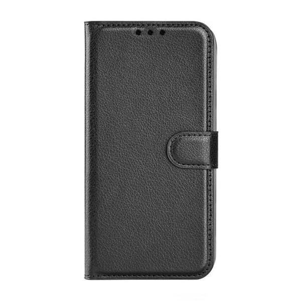 Flip Stand Leather Wallet Case For Google Pixel 8 Pro Black