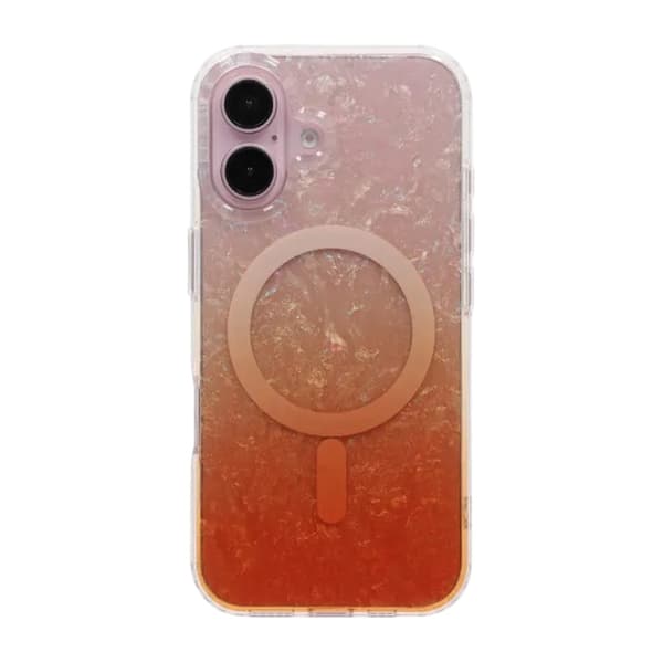 Dreamy Ocean MagSafe Phone Case For iPhone 16 Orange