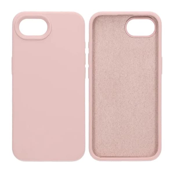 Mobilskal Silikon till iPhone 16e och 17e - Sand Rosa