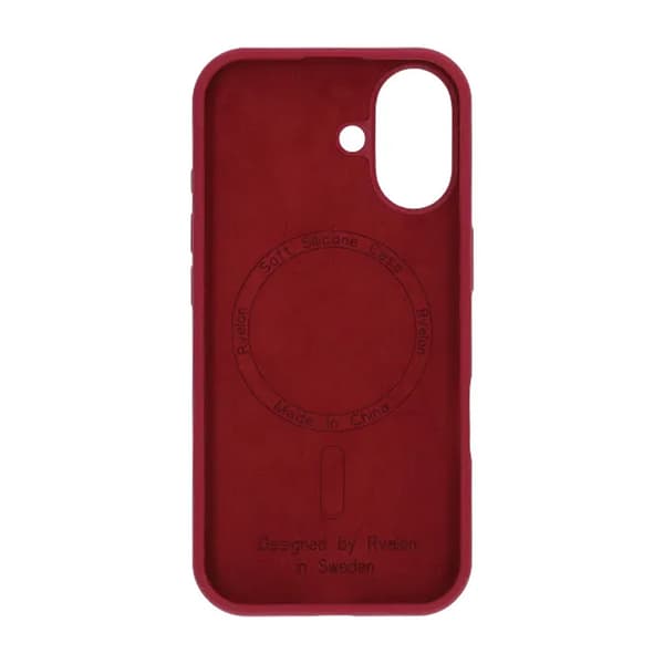 iPhone 17 Case - Silicone With Magsafe Rvelon Red