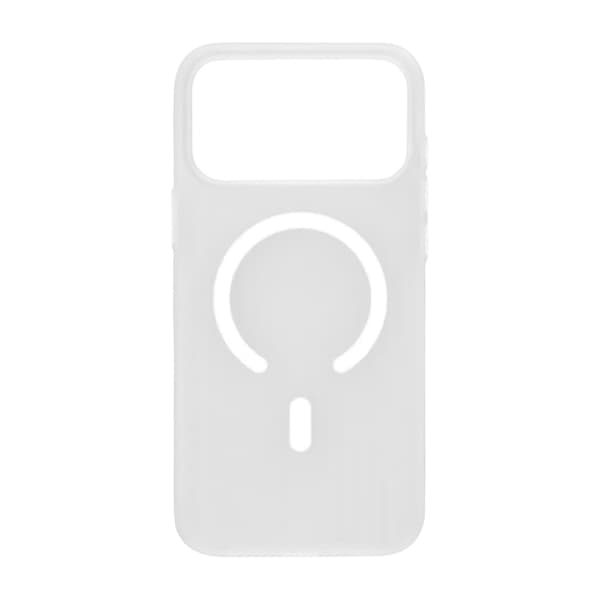 Corrugated Mobile Case for iPhone 17 Pro - Frosted White