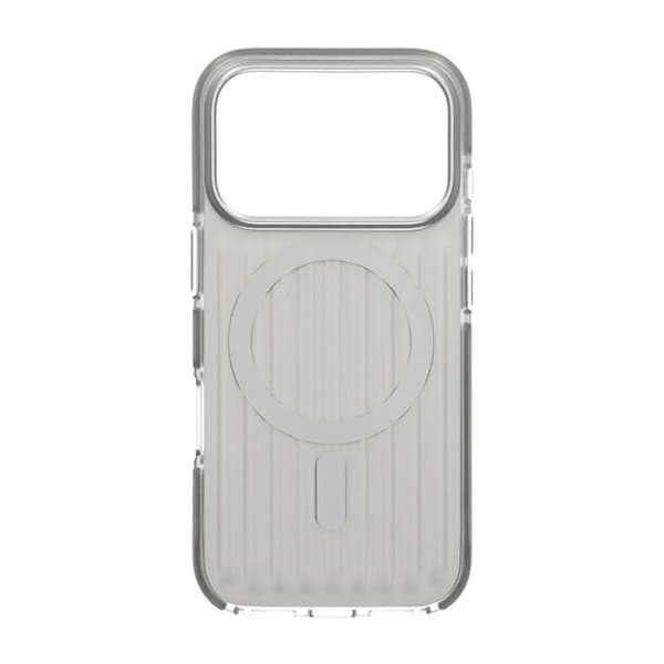 Mobilskal Korrugerad Magsafe för iPhone 17 Pro - Silver