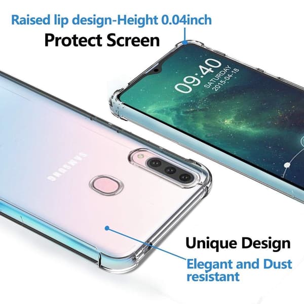 Shockproof Mobile Case Samsung Galaxy A20s - Transparent