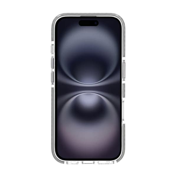 Patterned TPU Case for iPhone 16 with MagSafe - Silver