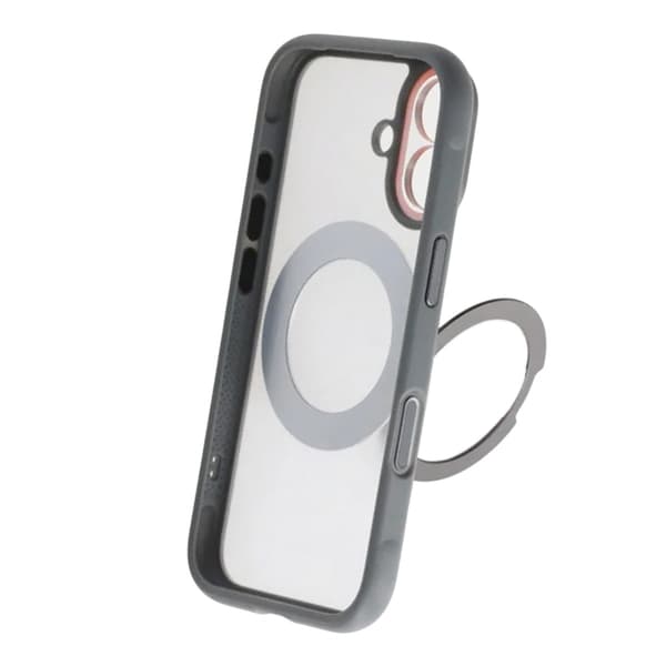 Skal med Roterbart MagSafe-Stativ för iPhone 17 - Grå