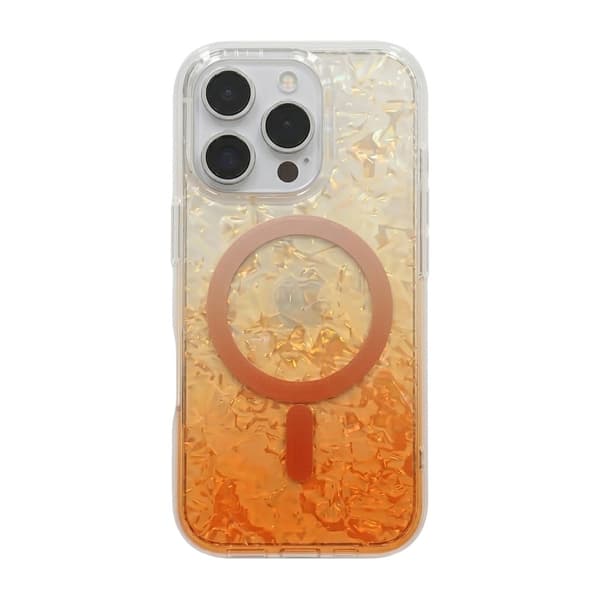 Dreamy Ocean MagSafe Phone Case For iPhone 16 Pro Max Orange