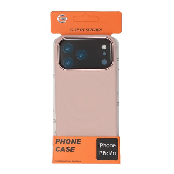 Mobilskal Silikon med Magsafe för iPhone 17 Pro Max - Rosa