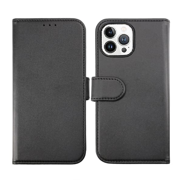 iPhone 14 Pro Wallet Case Magnet Rvelon - Black