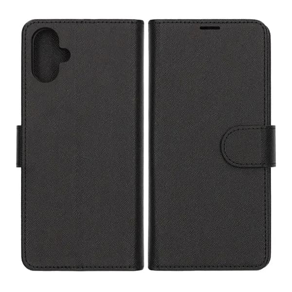 Wallet Case with Stand for Samsung Galaxy A06 - Black