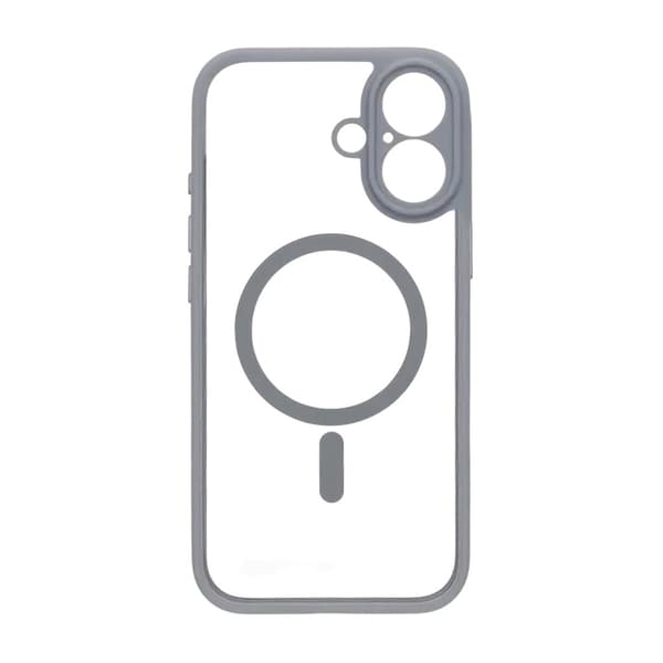 Case for iPhone 17 with MagSafe and Camera Protection with Gray