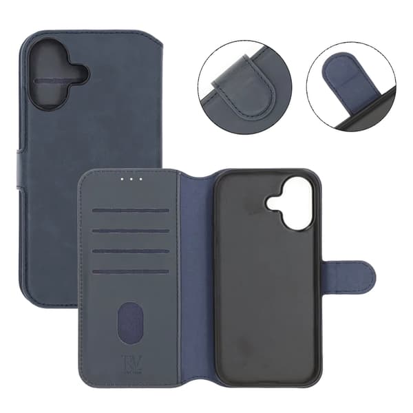 RV Magnetic Wallet Case iPhone 17 Abssy Blue