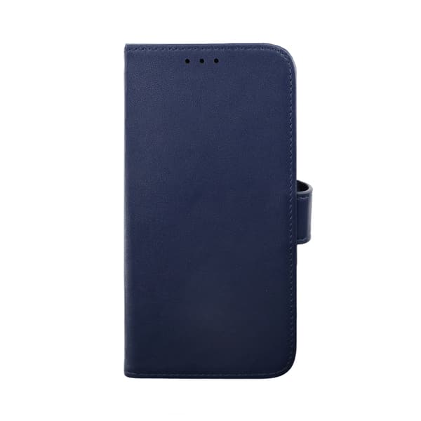 iPhone 14 Pro Plånboksfodral Läder Rvelon - Blå