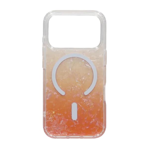 Skimrande MagSafe Mobilskal för iPhone 17 Pro - Orange