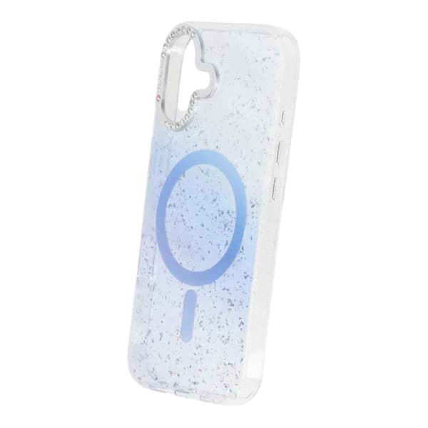Glitter Diamond Magnetic Case - iPhone 17 Blue